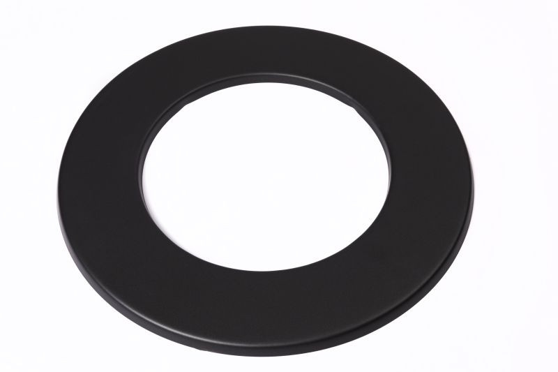 Wand-Rosette ø150mm schwarz